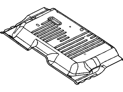 Mopar 55257121AA Pan-Rear Floor