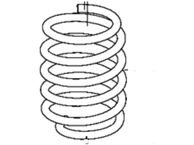 Jeep Renegade Coil Springs - 68257975AA