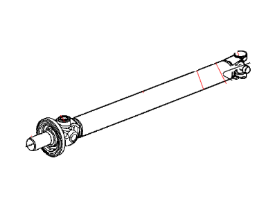 2004 Jeep Liberty Drive Shaft - 52853118AB