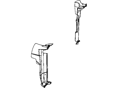 Mopar 4806236AE Seal-Radiator Side Air