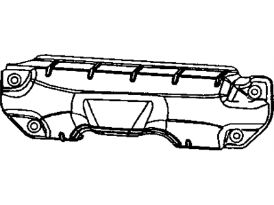 Mopar 53030814AB Shield-Exhaust Manifold