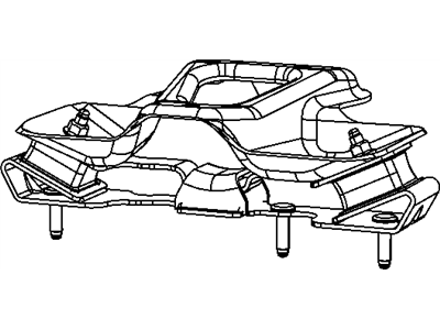 Mopar 52059949AB ISOLATOR-Transmission Mount