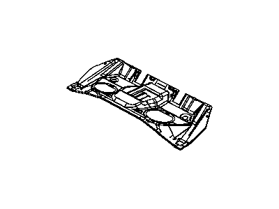 Mopar 4680620AC SILENCER-Floor Pan