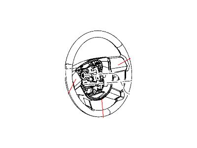 2008 Dodge Avenger Steering Wheel - 1GP17XDHAA