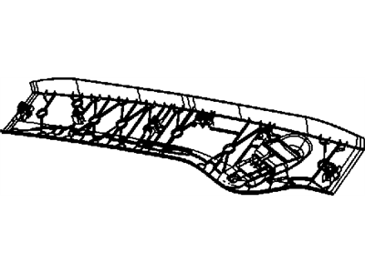 Mopar 1KB17ES3AB Molding-Rear Header