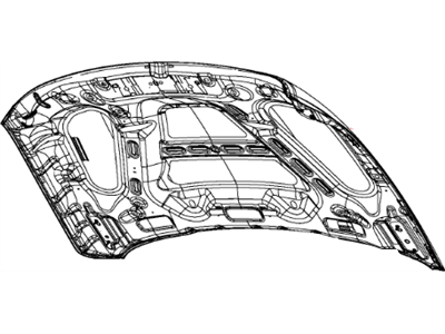 Ram 1500 Hood - 55372034AE