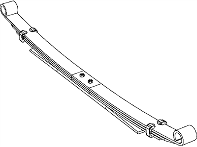 Mopar 4670449AA Rear Leaf Spring