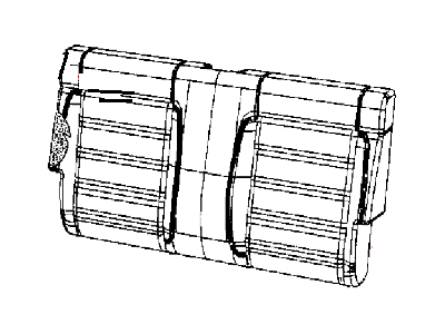 Mopar 5MG901X9AA Rear Seat Back Cover