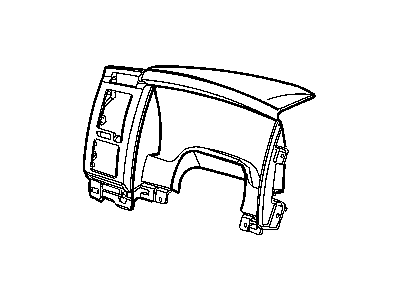 Mopar 5JU28ZJ8AB Bezel-Instrument Cluster