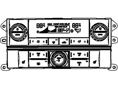 Mopar 55111807AJ Air Conditioner And Heater Control