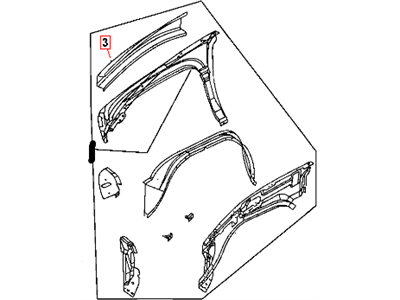 Mopar 55234709AC Fender