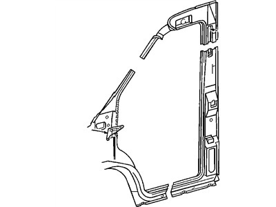 Mopar 5104183AA Panel-Body Side Door