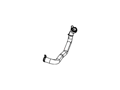 Mopar 4598096AE Hose-Radiator Outlet