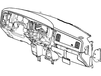 Mopar WL86WL8AA Panel-Instrument Upper