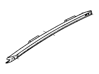 Mopar 4786224AC WEATHERSTRIP-Front Door Belt