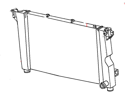 Mopar 4809238AD Engine Cooling Radiator