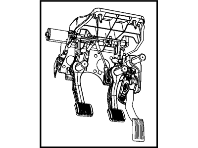 Mopar 4581764AC Pedal-Adjustable