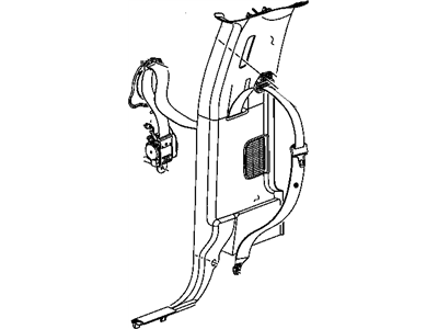 Mopar 5HC011DVAF Belt Assy-Front Outer