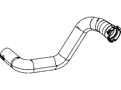 2011 Jeep Grand Cherokee Air Intake Coupling - 55038005AC