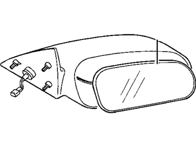 1998 Chrysler Sebring Car Mirror - MB882391