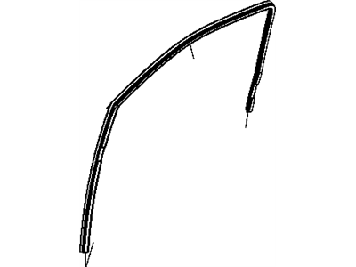 Mopar 55112366AE Seal-Glass Run