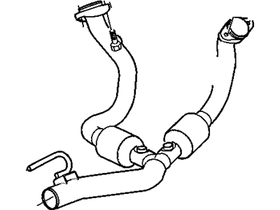 2000 Jeep Grand Cherokee Exhaust Pipe - 52101093AB