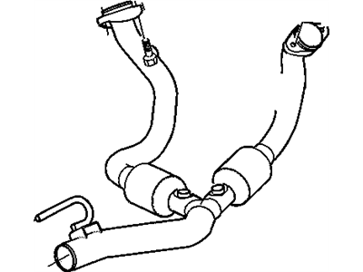 1999 Jeep Grand Cherokee Catalytic Converter - 52101093AB