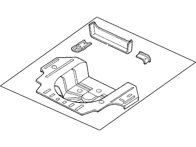 2004 Chrysler 300M Floor Pan - 4580490AF