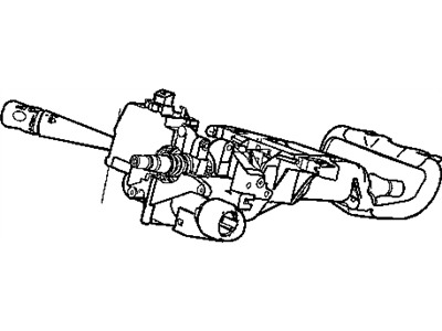 2002 Dodge Intrepid Steering Column - 5073538AA