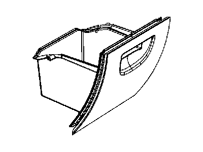 Mopar 4595997AA STRIKER-Glove Box Door Latch