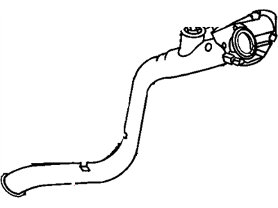 Mopar 4809574AC Tube-Fuel Filler