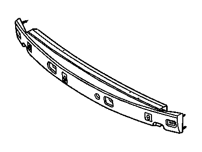 Mopar 4857691AA REINFMNT-Front Bumper