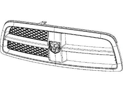 Mopar 1KX581S2AB Grille-Radiator