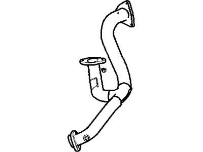 2002 Chrysler Sebring Exhaust Pipe - 4764644AD