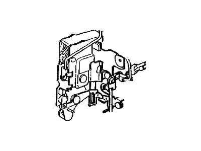 Mopar 55075872 Front Door Latch Right