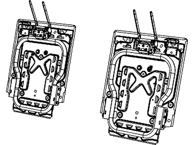 Mopar 68039186AA Frame-Rear Seat Back