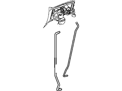 Mopar 5065443AA Link-Key Cylinder To Latch