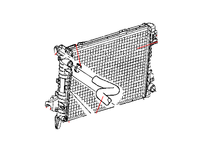 Mopar 5290803AE Engine Cooling Radiator