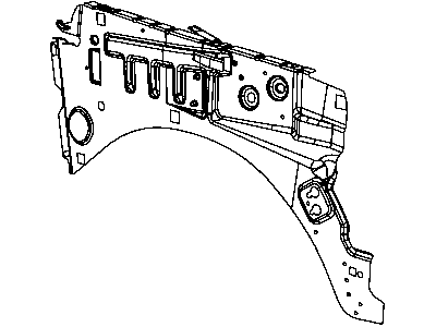 Mopar 55177019AP Panel-Fender