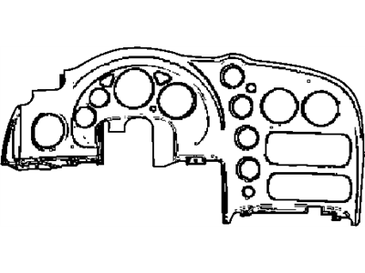 Mopar XT231ZAAA Bezel-Instrument Panel