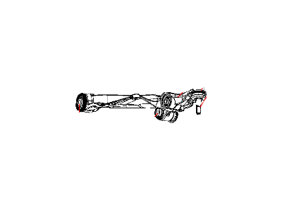 Mopar 55366439AG Lower Control Arm Left Side