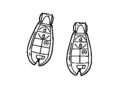 Mopar 56046639AA TRANSMTR-Integrated Key Fob