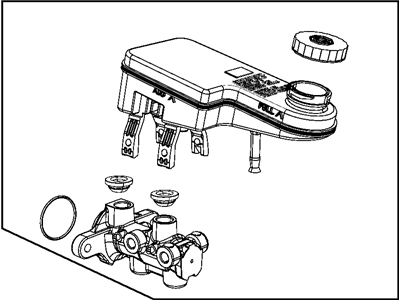 Mopar 68038556AB Brake Master Cylinder