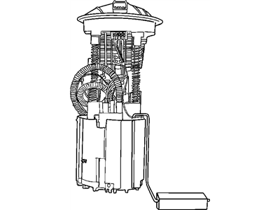 Chrysler Aspen Fuel Pump - 68003766AA