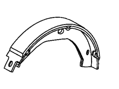2002 Jeep Grand Cherokee Parking Brake Shoe - BHKP7306