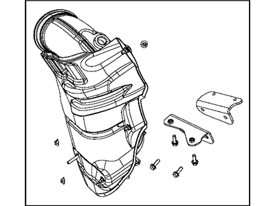 Dodge Dart Catalytic Converter - 68241657AA