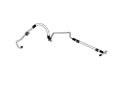 Chrysler 200 Power Steering Hose - 68080398AG