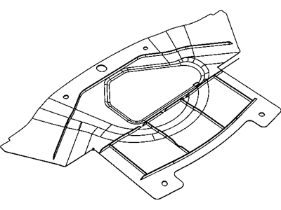 Mopar 4806074AH Shield-Front