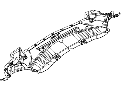 Mopar 68060070AA Shield-Front