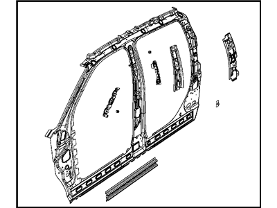 Mopar 68194335AA Panel-Body Side Aperture Inner Co